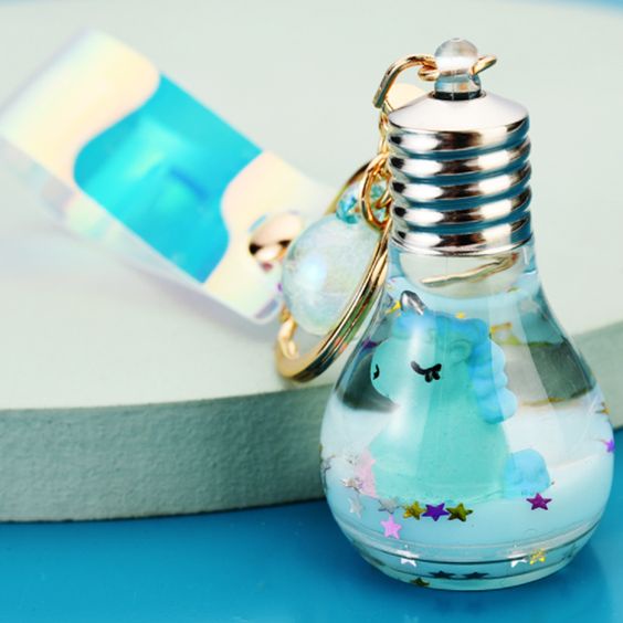 Móc khóa bình nước trong suốt nhiều kiểu - thú cứng - chất liêu Acrylic - bền đep có video sản phẩm kiểu # 20