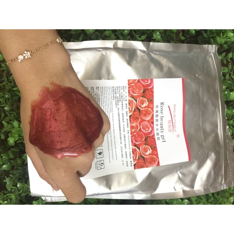 Mặt nạ hoa hồng đỏ  dưỡng trắng da