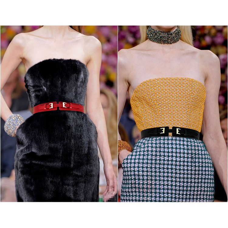 Đai váy belt nữ Thời trang 2 kim