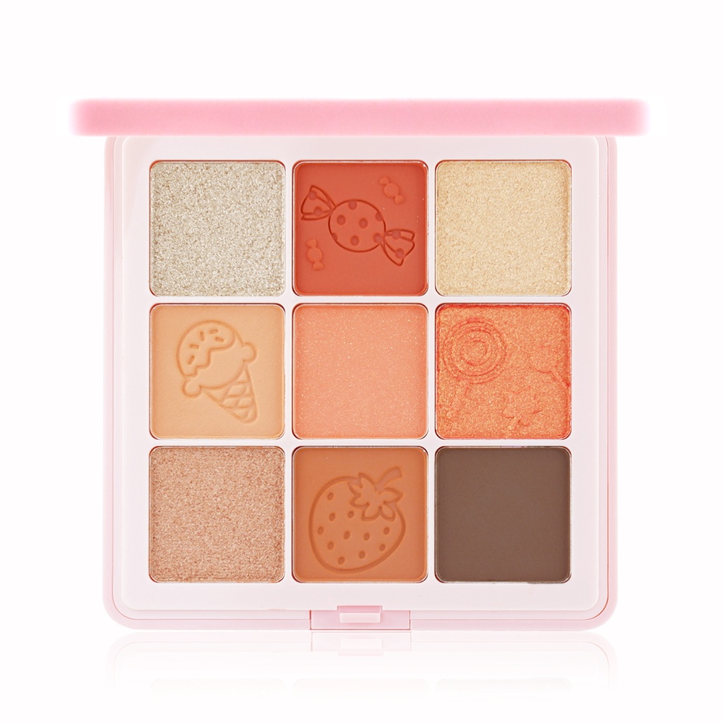 Bảng Phấn Mắt 9 Ô Sivanna Colors Crush Eyeshadow Palette HF5061 #03 Peach Princess: Cam Đào