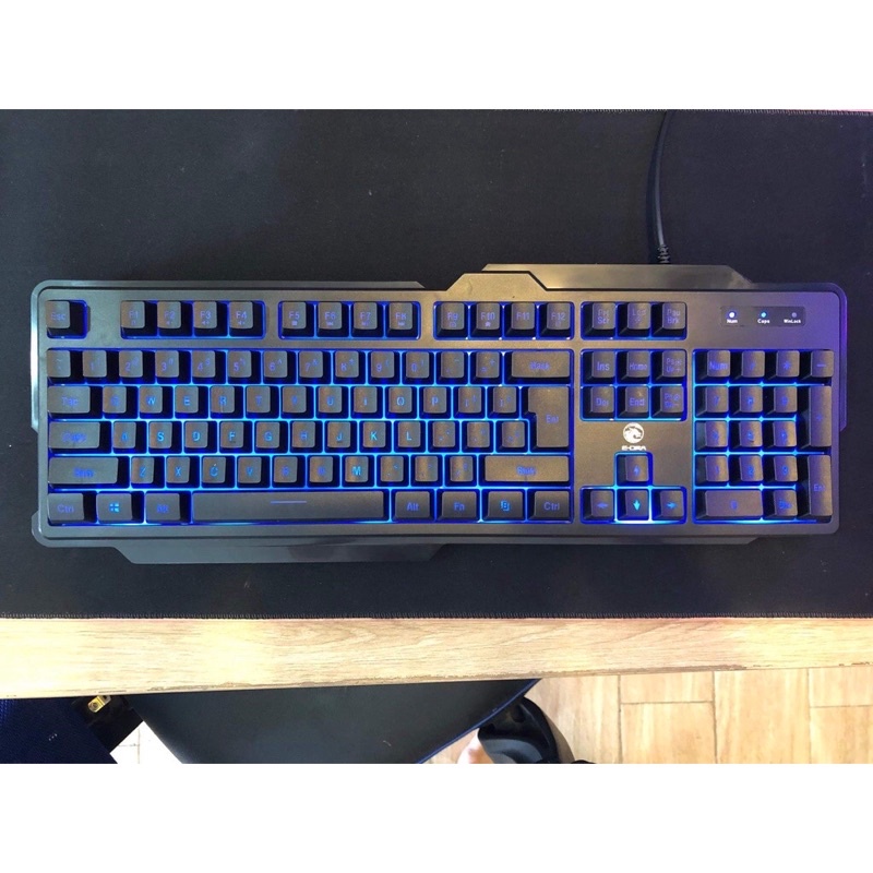 Bàn Phím Gaming chính hãng  E-Blue Combat cũ dùng tốt  LED đẹp Chống Nước phím cao dễ gõ siêu bền