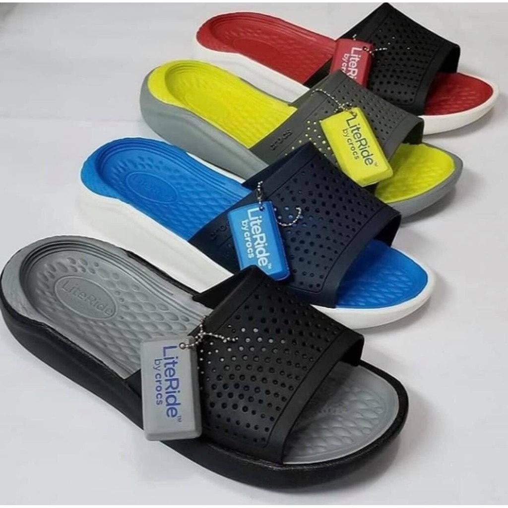 Dép lê cross literide quai ngang hàng xuất đi full box cho giới tính đủ 8 màu, 8 size