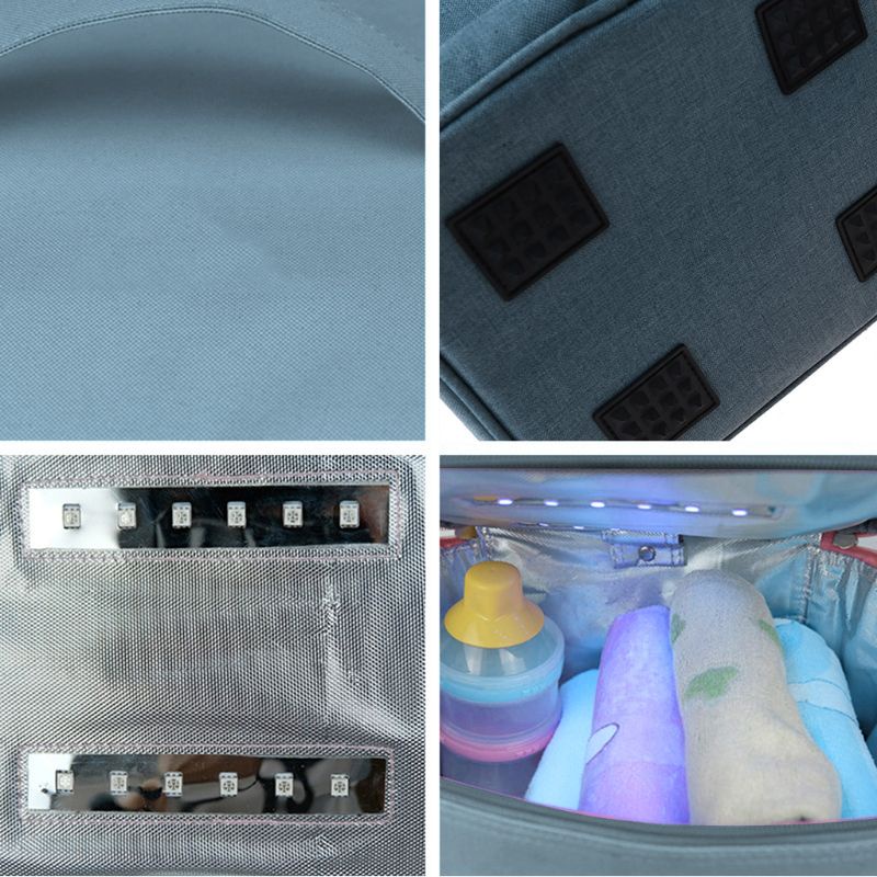 Túi Khử Trùng Trang Sức / Quần Áo / Đồ Lót / Bình Nước Bằng Tia UV USB Tiện Dụng Cho Xe Hơi