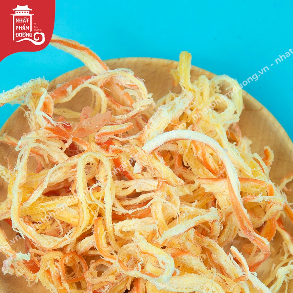 Mực hấp nước dừa Nhất Phẩm Đường 200g đồ ăn vặt mực khô xé sợi mềm ngọt | BigBuy360 - bigbuy360.vn