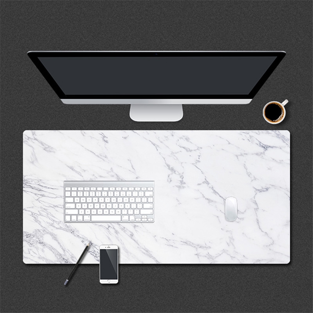 MYRONGOODS Large Marble Grain Mouse Pad Keyboard Laptop Cushion Office Computer Desk Mat