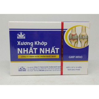 Xương khớp Nhất Nhất hộp 2 vỉ x 10 viên