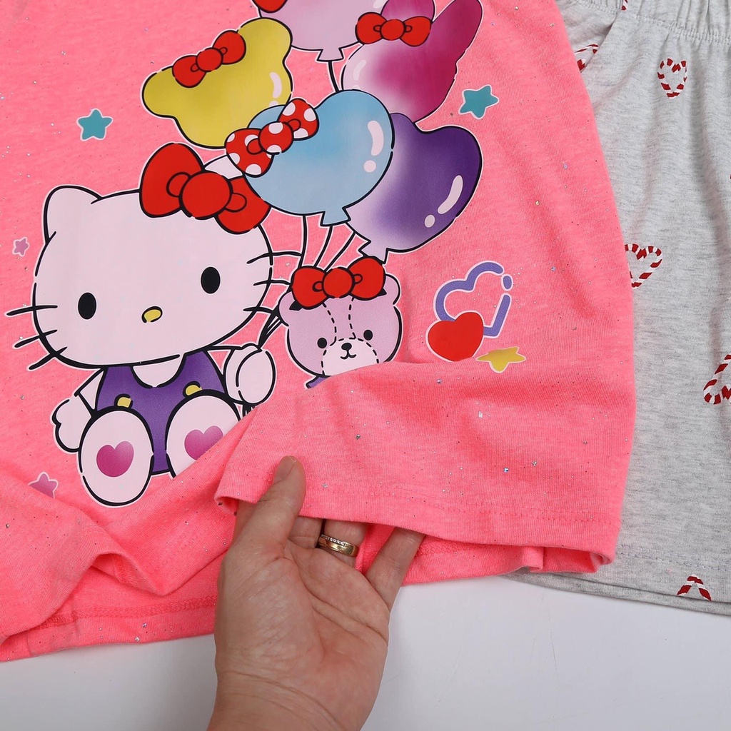 Bộ Thun Bé Gái VNXK Set Đồ Bộ Cho Bé Size Đại 17-48 Kg Vải Cotton Xuất Dư Mềm Mịn Mát Homie Kids