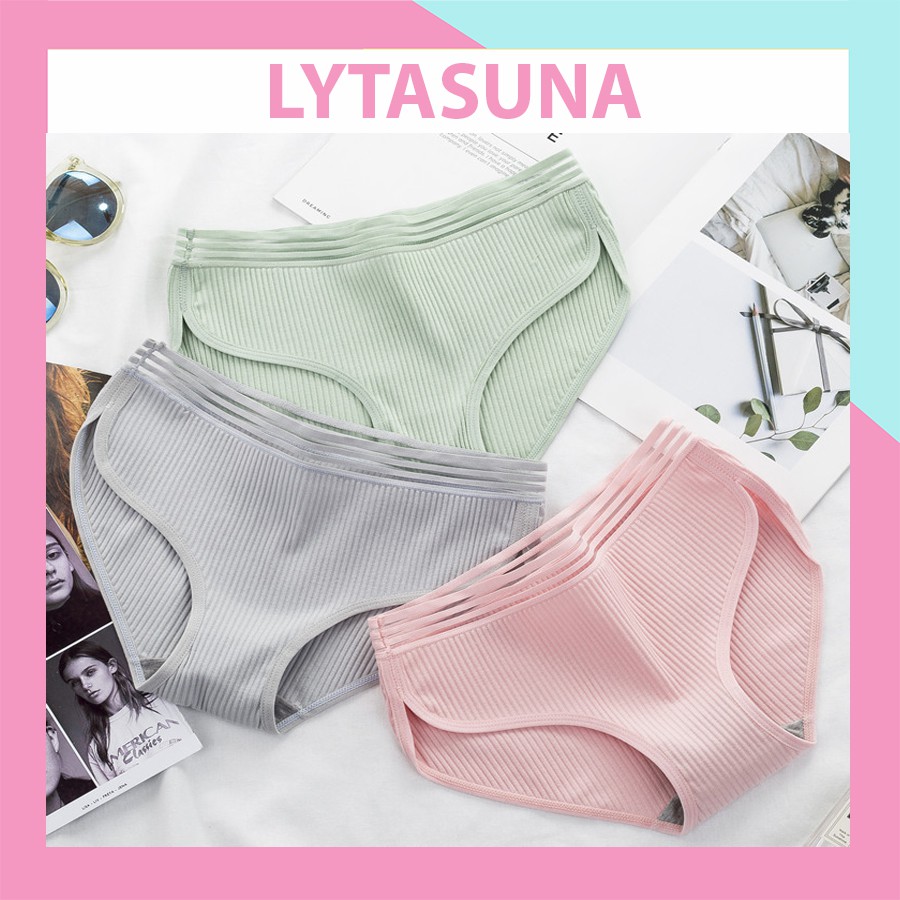 Quần Lót nữ quần lót tăm tre thông thoáng kháng khuẩn chống HPV cạp vừa SQ04