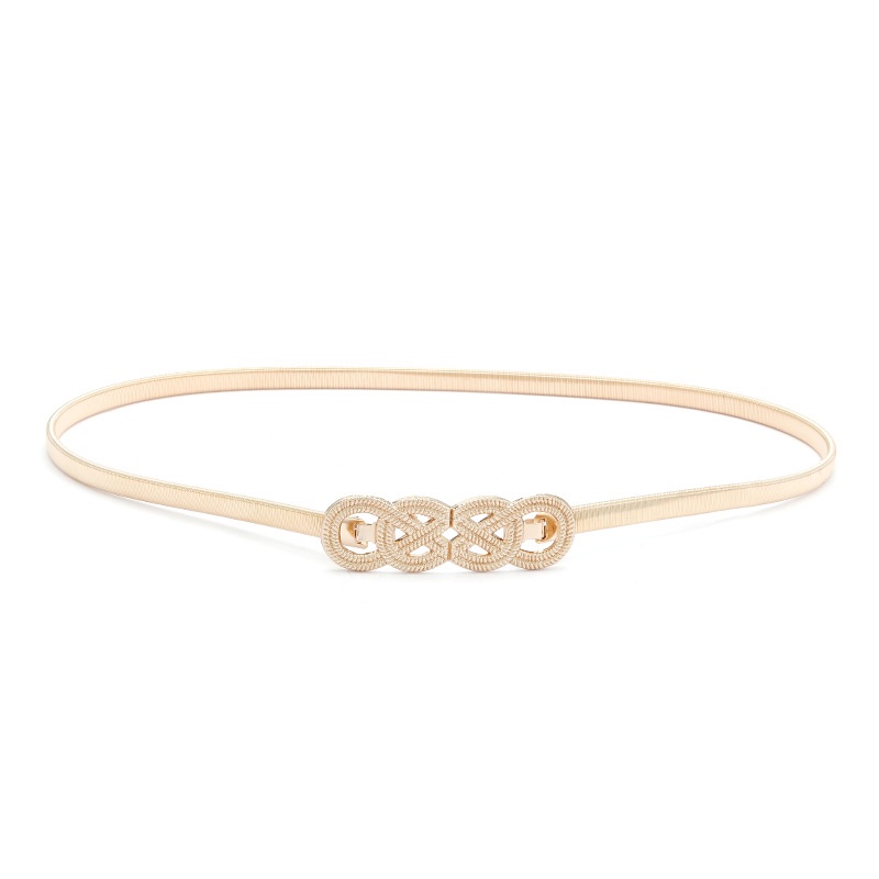 Thắt Lưng Co Giãn Họa Tiết Lá Vàng Thời Trang Mùa Hè Hàn Quốc