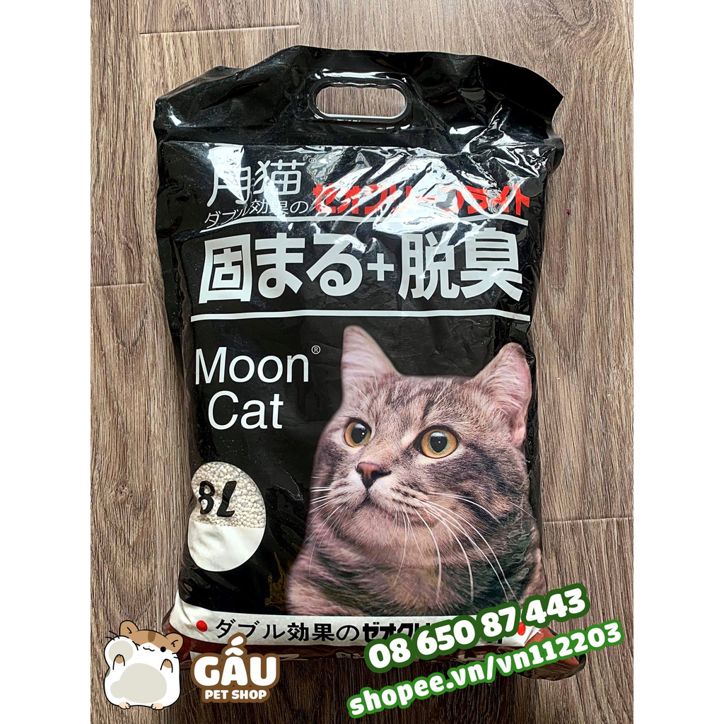 Cát Mèo Nhật Đen cát đi vệ sinh cho mèo MOON CAT