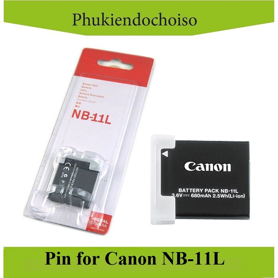 Bộ 1 pin 1 sạc thay thế Canon NB-11L, Hàng nhập khẩu