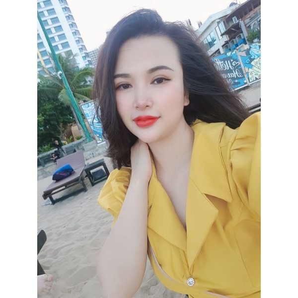 Set váy vàng shushi