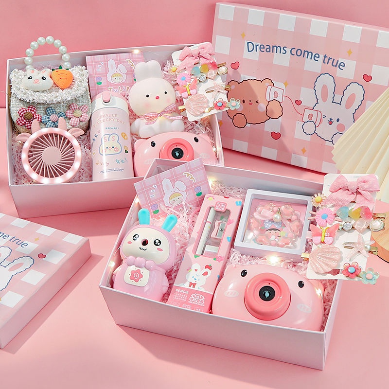 Quạt Mini In Họa Tiết Hoạt Hình Dễ Thương Dùng Làm Quà Tặng Sinh Nhật Cho Bé 4 5 7 8 Tuổi