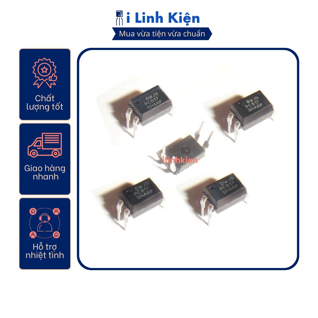 IC quang PC817 EL817 LTV817 chính hãng.