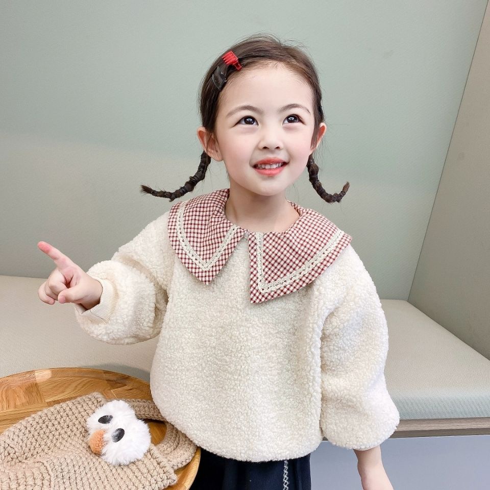 Áo hoodie màu trơn giữ ấm thời trang dành cho bé gái