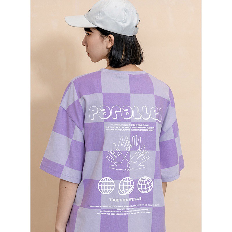 Áo thun Nelly - Heybig : Mẫu Ô CARO PARALLEL