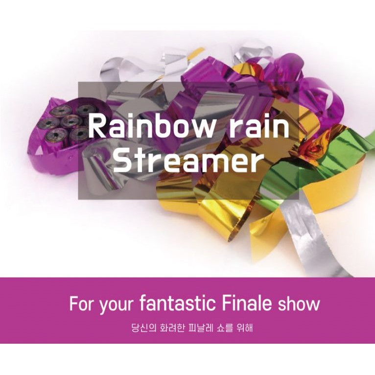 Đồ chơi dụng cụ ảo thuật sân khấu cao cấp : Rainbow Rain Streamer by JL