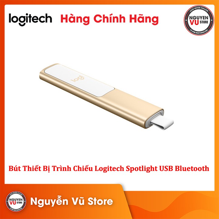 Bút Thiết Bị Trình Chiếu Logitech Spotlight USB Bluetooth - Hàng Chính Hãng