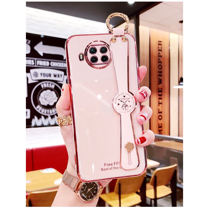 Ốp điện thoại sang trọng có dây đeo cổ cho Xiaomi Redmi Note 9 5G / Redmi Note 9 Pro 5G