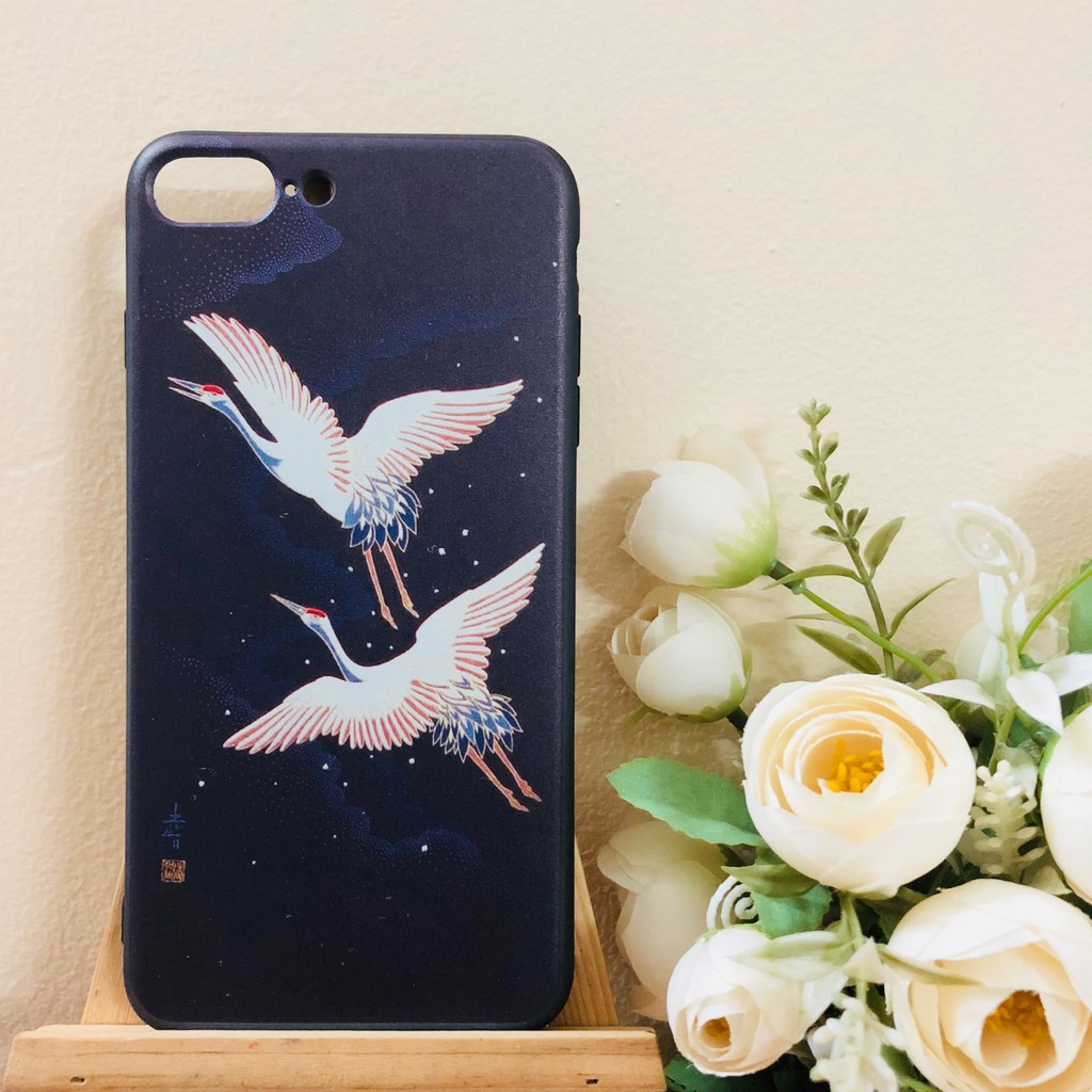 Ốp lưng Iphone dẻo Hạc uyên ương