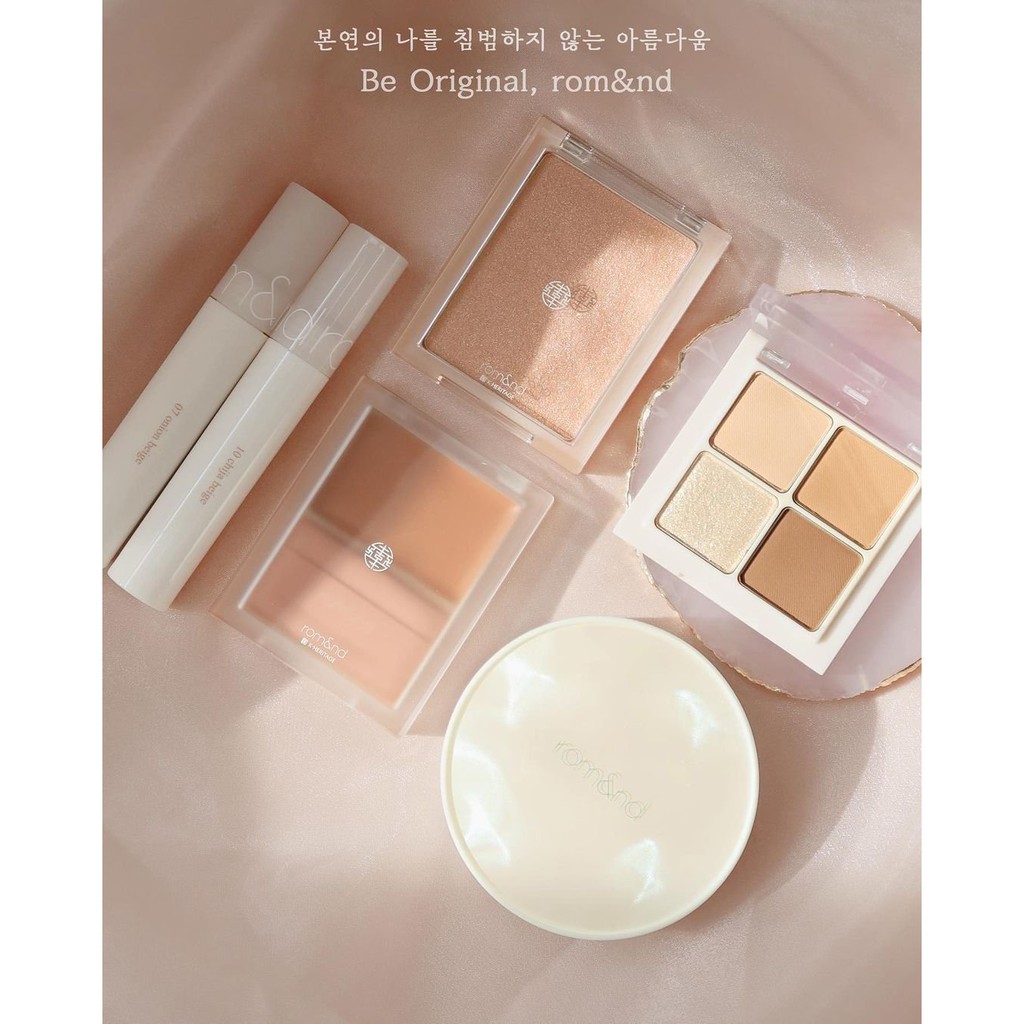 Son rom&nd be orginal hanbok GLASTING WATER TINT, THROUGH MATTE TINT, JUICY LASTING TINT, ZERO VELVET TINT mới