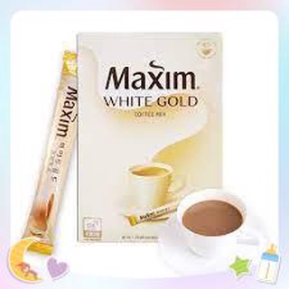 Cà Phê Hòa Tan Maxim White Gold hàn quốc (hộp 100 gói