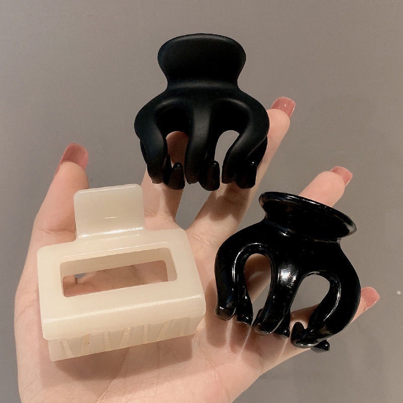 Kẹp Tóc Đuôi Ngựa Cỡ Nhỏ Chống Chảy Xệ Lưng Cao Kiểu Hàn Quốc Dễ Thương Cho Bạn Gái