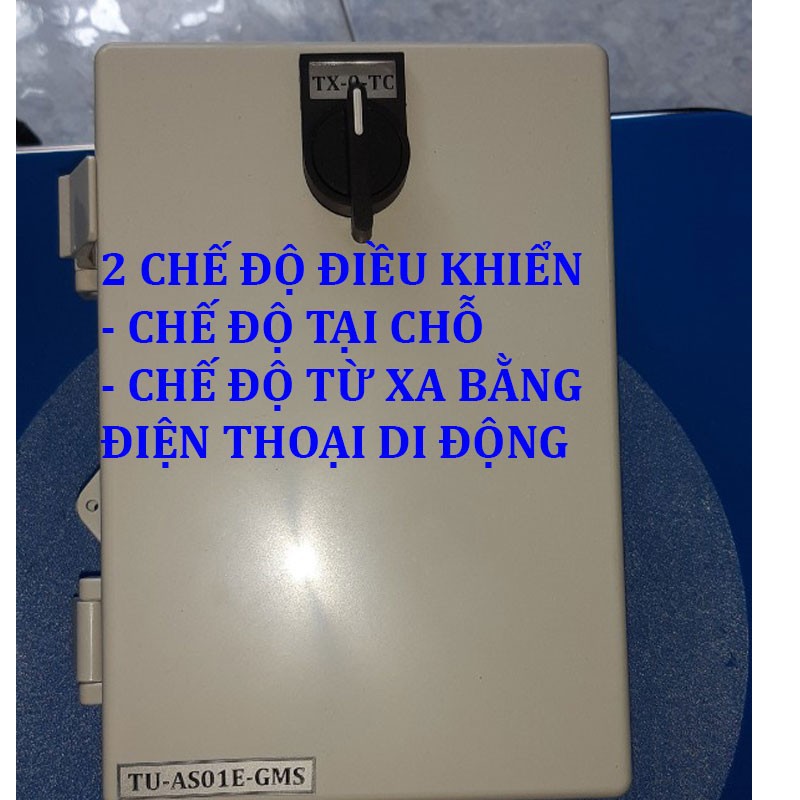 Điều khiển bơm nước từ xa bằng điện thoại 11kw , 15hp