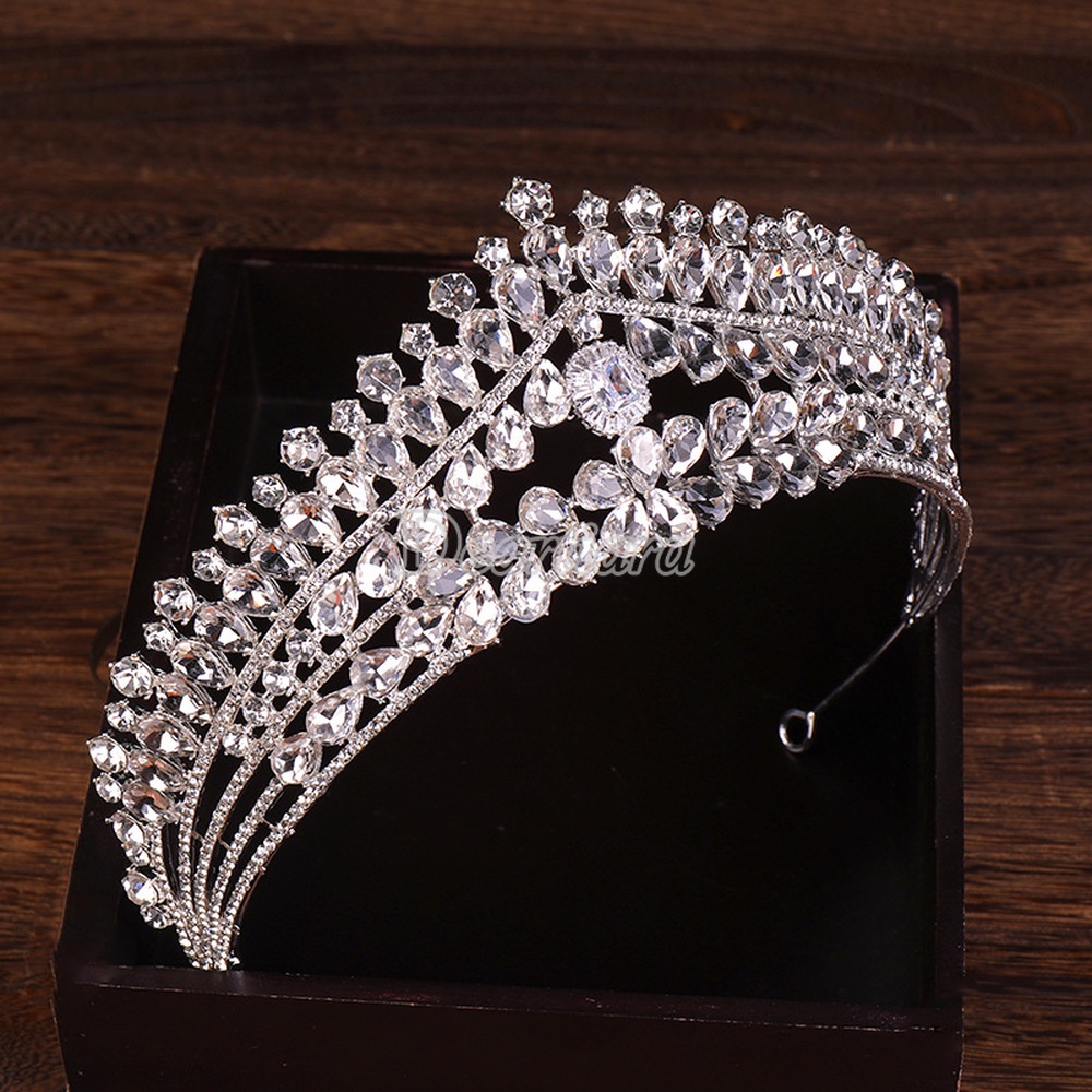 Vương miện đính đá toàn bộ sang trọng dành cho cô dâu