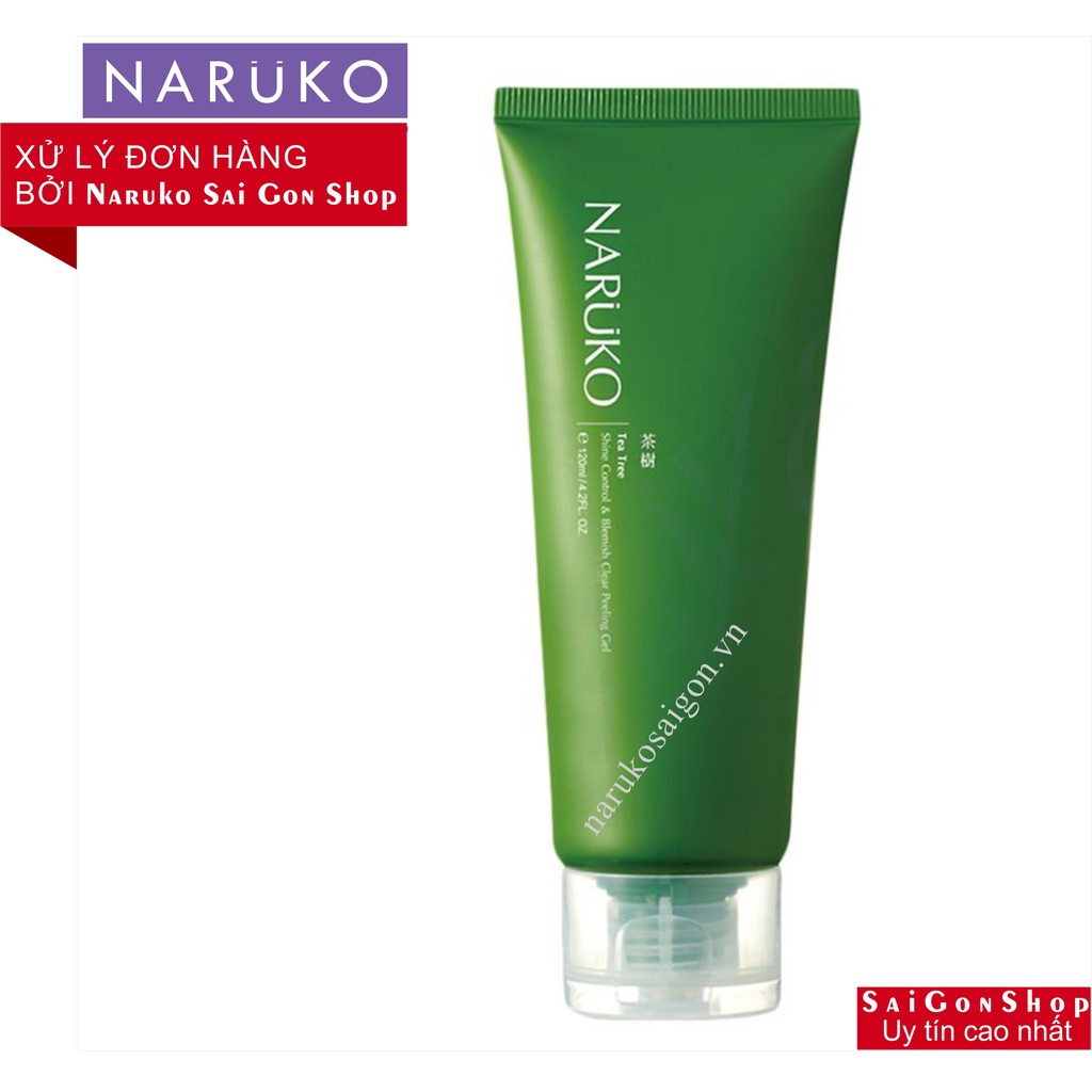 TẨY DA CHẾT NARUKO TRÀM TRÀ CHÍNH HÃNG ĐÀI LOAN Tea Tree Shine Control and Blemish Clear Peeling Gel 120 gr | BigBuy360 - bigbuy360.vn