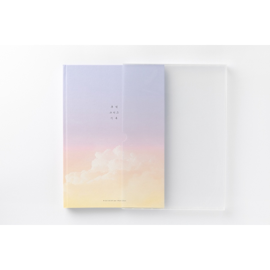 Binder Collect Book ARTBOX Hàn Quốc Đựng Ảnh Kỉ Niệm Bìa Bầu Trời Gradient 20 Trang