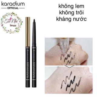Chì kẻ mắt chống trôi Karadium Waterproof Eyeliner Pencil Black