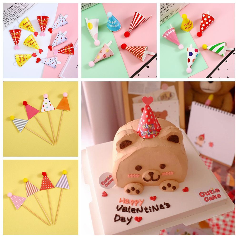 CONOPERY Thanh cắm trang trí bánh diy nhiều phong cách dành cho sinh nhật/ tiệc cưới/ lễ tình nhân