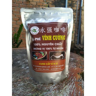 Cà phê bảo lộc. 500g vinh cường nguyên chất 100%(,tự nhiên)