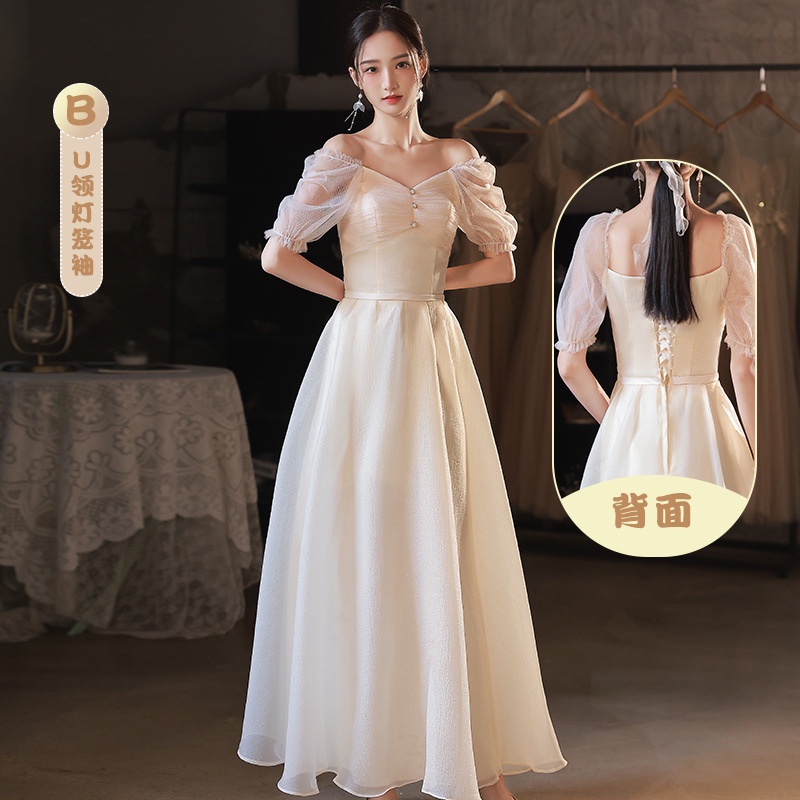 Đầm Phù Dâu Thiết Kế Mới Xinh Xắn Thời Trang Dành Cho Nữ