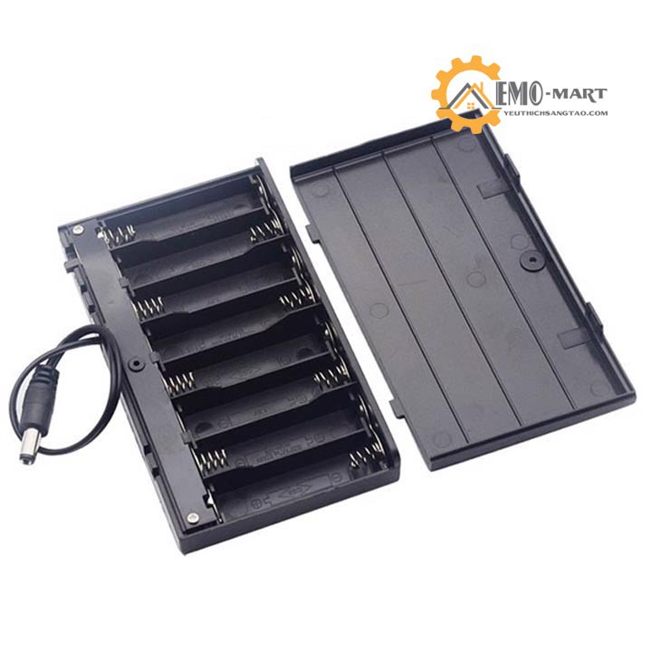 💥 Hộp dựng kết nối 8 pin tiểu AA 1.5V thành 12V cao cấp 💥 Chất liệu cao cấp - Siêu tiện lợi