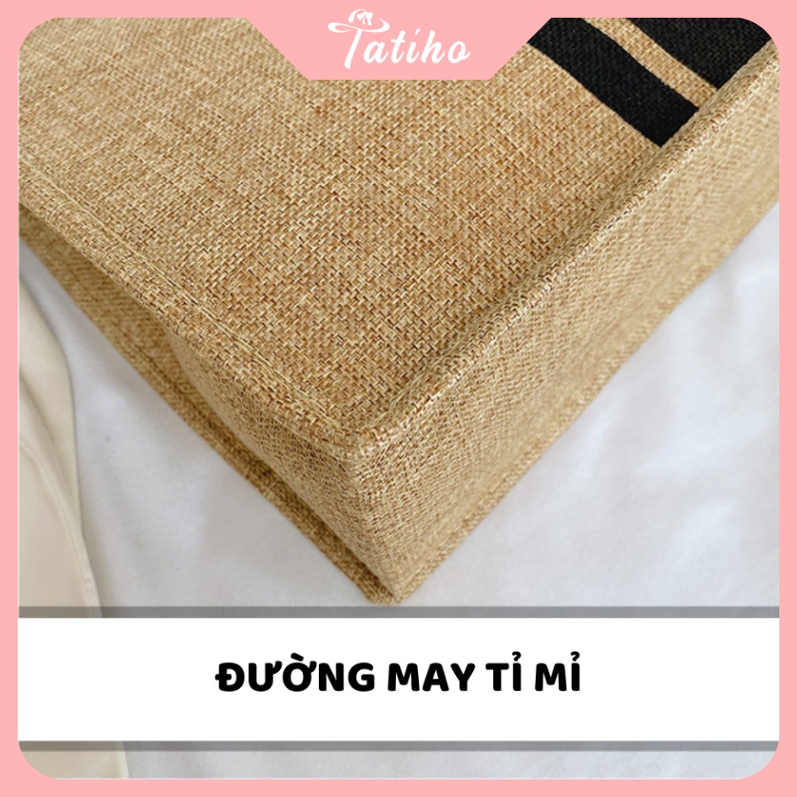 Túi Đeo Chéo ( Túi Xách Nữ) Thiết Kế Thời Trang Trẻ Trung Công Sở Chất Liệu Canvas - Tatiho - Mã TUI59