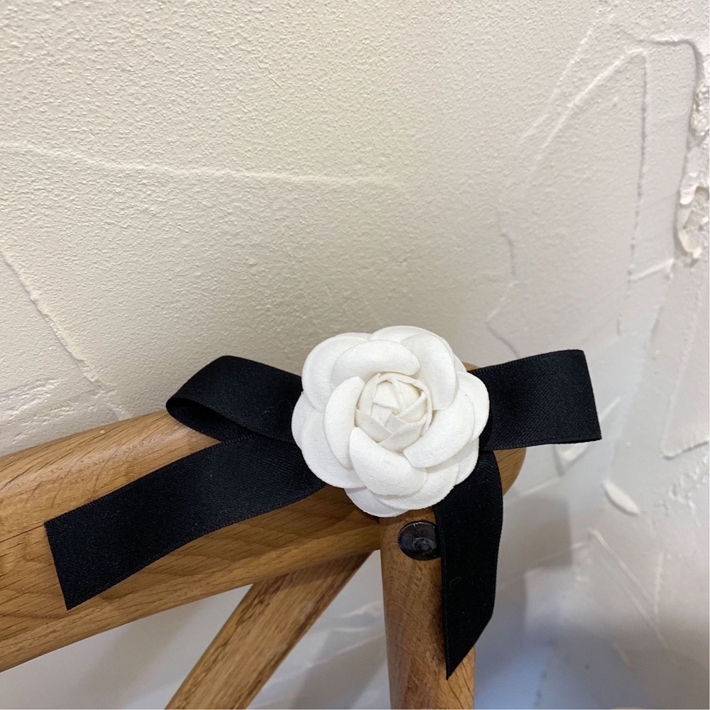 Kẹp Tóc Mỏ Vịt Hình Nơ Hoa Trà Nhiều Màu Thời Trang Cổ Điển Cho Nữ