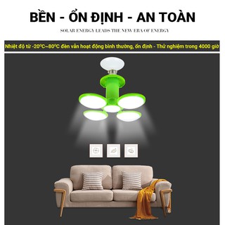 Đèn đĩa bay 5 cánh xếp 40W tiết kiệm điện năng, ánh sáng trắng siêu sáng chiếu sáng cực tốt,hình quả bóng UFO