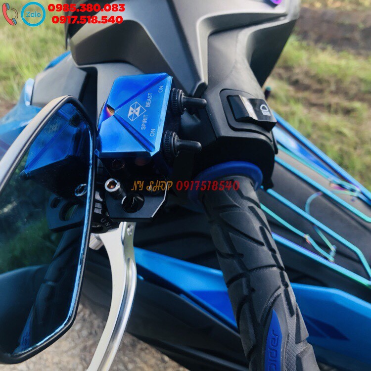 CÔNG TẮC CNC SPIRIT BEAST CHỐNG NƯỚC MÀU TITAN CỰC ĐẸP CHÍNH HÃNG