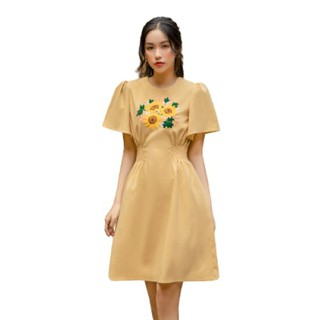 OLV - Đầm Sunflower Embroidered Dress