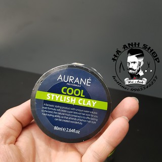 [CHÍNH HÃNG 100%] Sáp Vuốt Tóc Aurane cool stylish clay 80g - Nhập Pháp  -TẶNG Lược Sấy Tạo Kiểu Tóc Nam