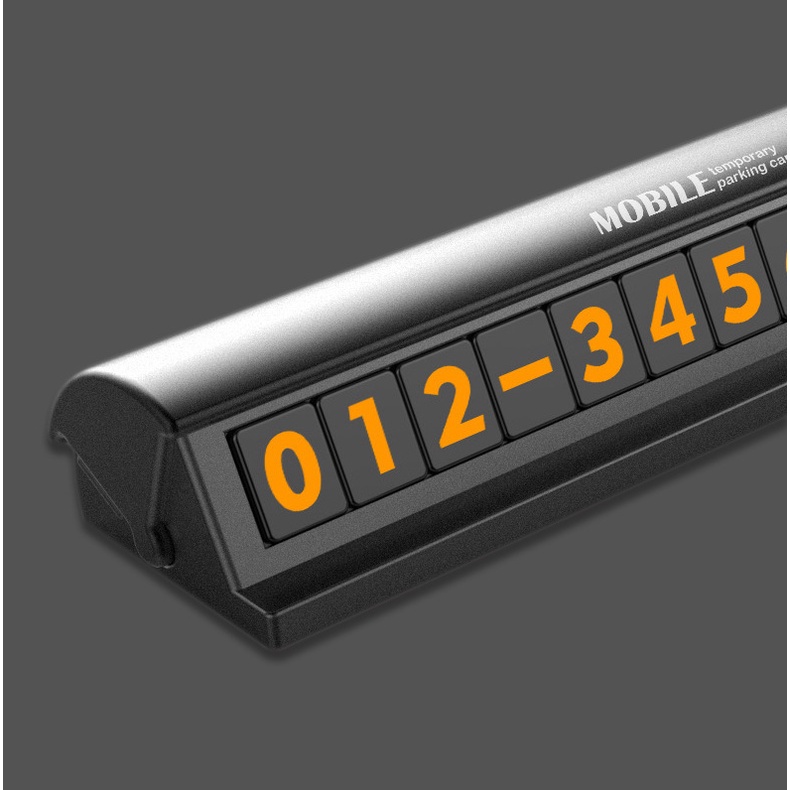 Thẻ ghi số điện thoại cho xe hơi (ô tô) – có nắp đóng mở