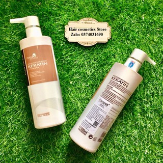 Gel phục hồi tóc hư nát trước khi uốn duỗi nhuộm Keratin Maca Karseell - 500ml