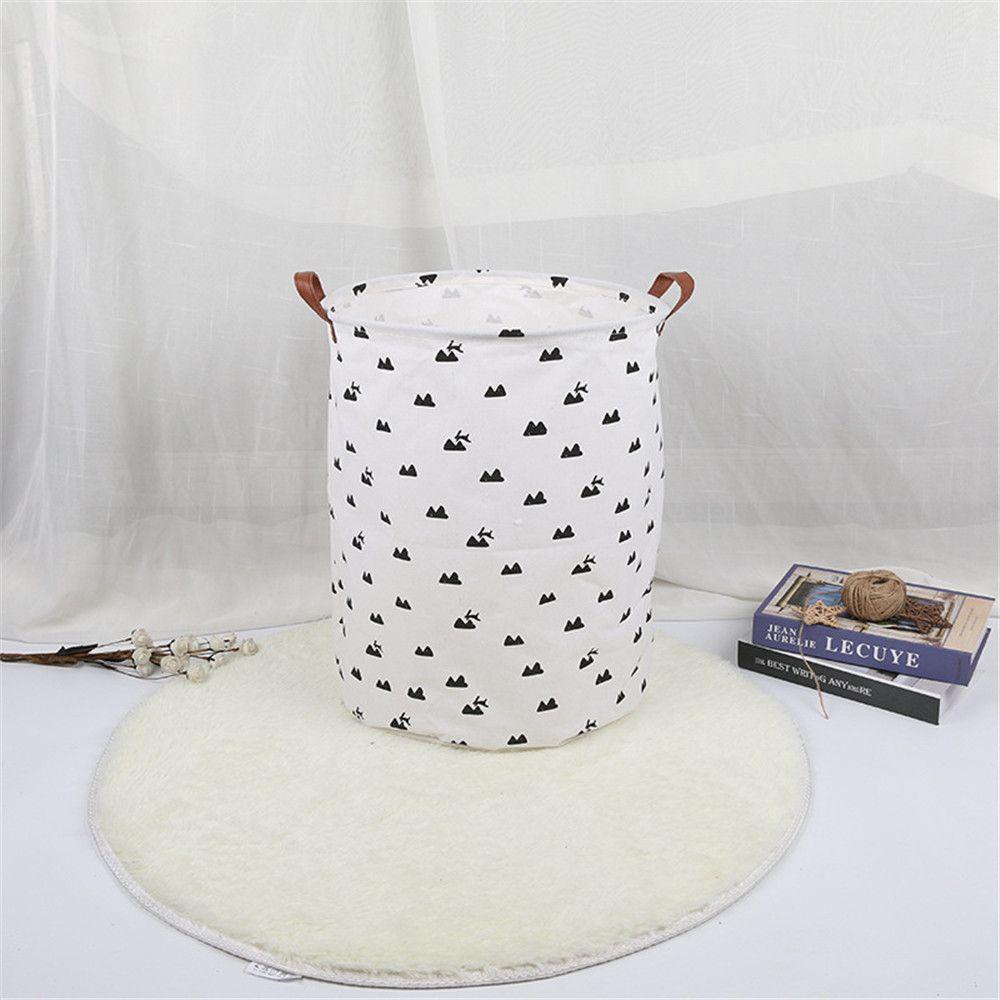 Giỏ Vải Đựng Đồ Giặt Cỡ Lớn 40 * 50cm Có Thể Gấp Gọn Tiện Dụng