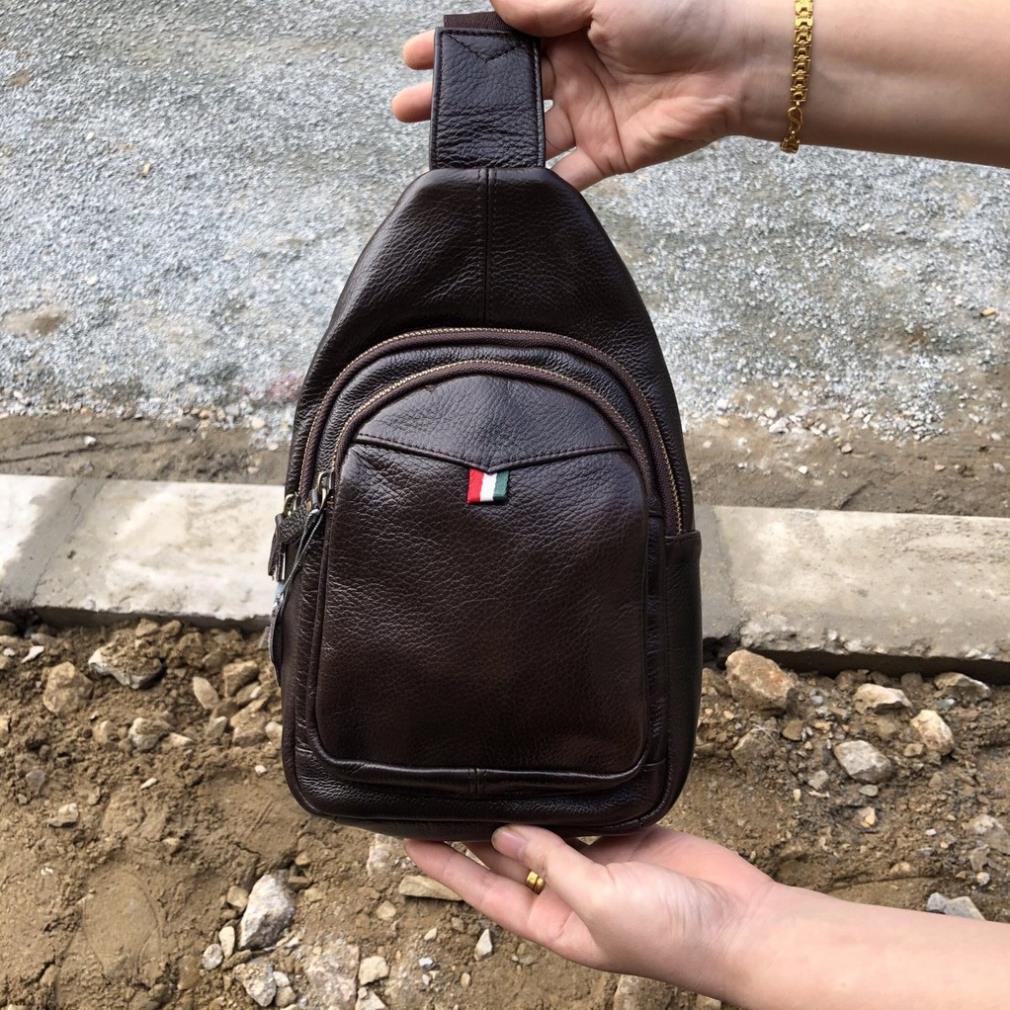 Túi Bao Tử Nam Nữ, Túi đeo chéo da bò thật 100%, Bảo hành 24 tháng King Leather | BigBuy360 - bigbuy360.vn
