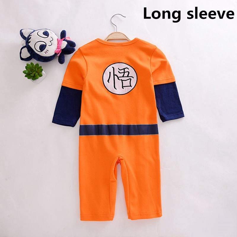 Bộ bodysuit một mảnh hình goku 7 viên ngọc rồng cho bé sơ sinh