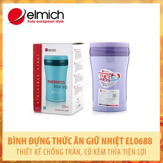 Bình giữ nhiệt đựng thức ăn, cháo Elmich 0688 - 500ml