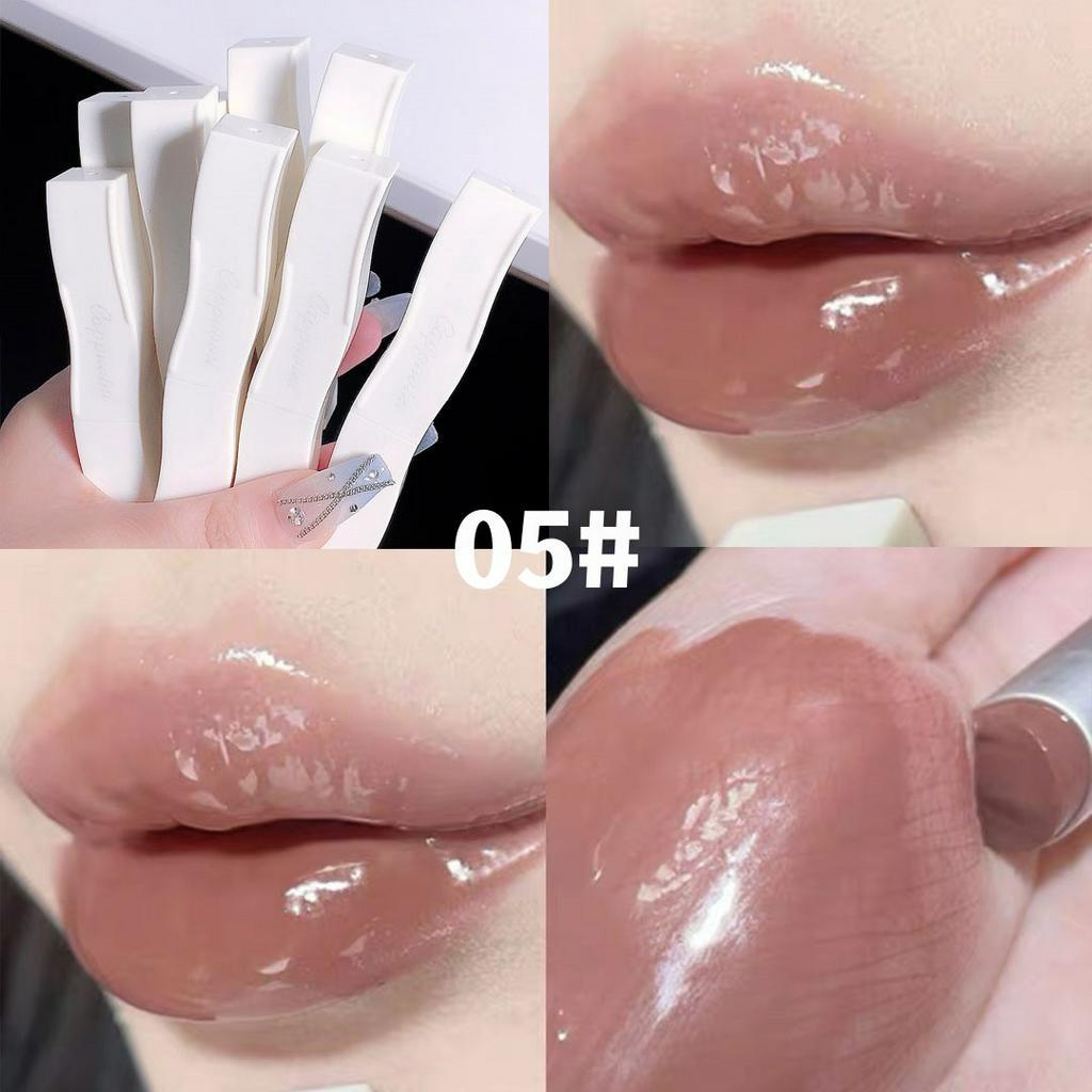 [Hàng mới về]Son Môi mirror nude CAPPUVINI Chống Thấm Nước Và Chống Dính Cao Cấp