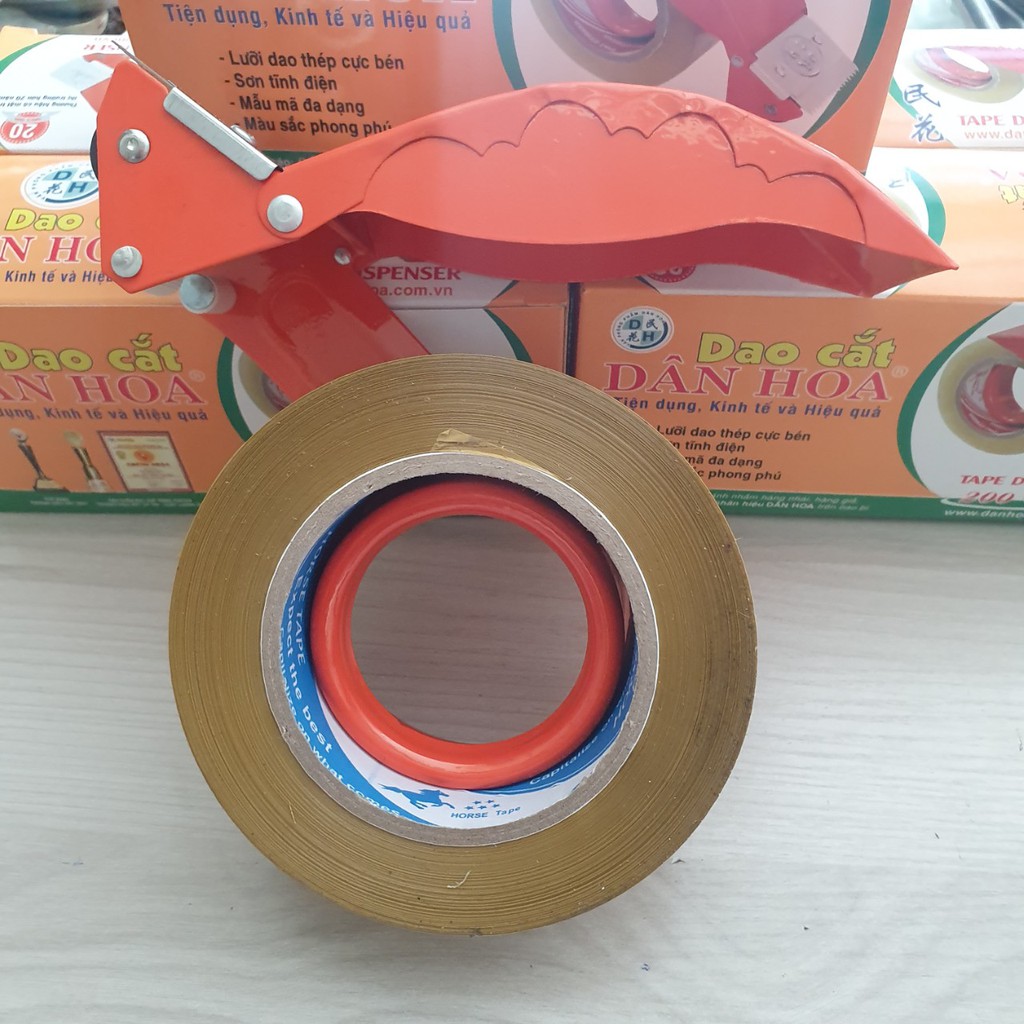 Dao cắt băng keo 5cm loại lớn cắt cuộn keo 300y 500y và cuộn 1kg
